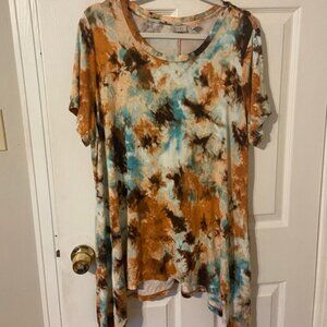Tie-Dye Women's Top 1X